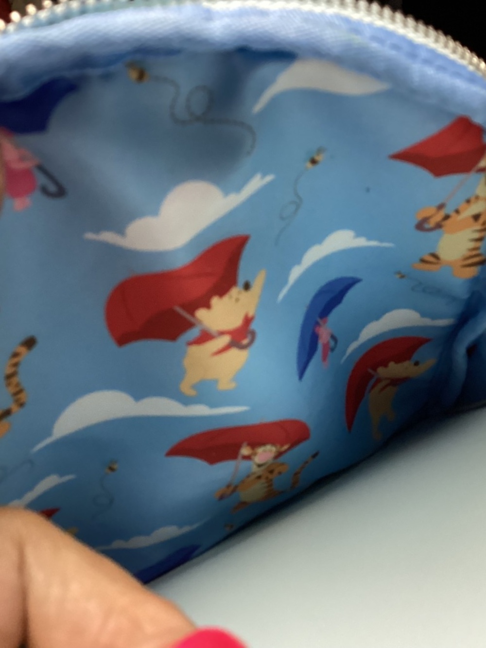 Loungefly Winnie the Pooh mini backpack. RETIRED RARE. UMBRELLA - Picture 9 of 11
